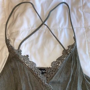 Rue 21 army green tank top